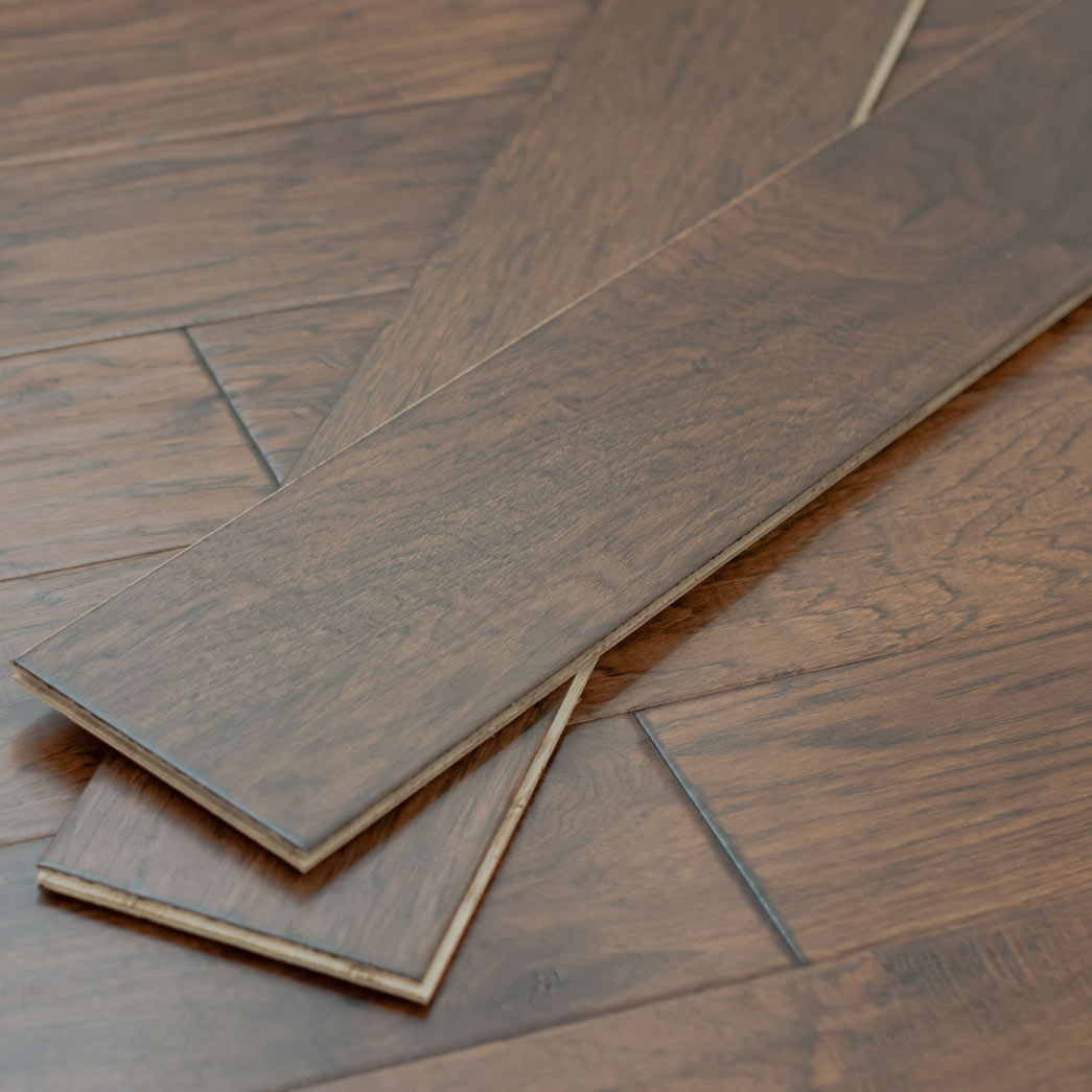 Xulon Flooring Barista Tuscon Hickory 6.5" - 1/2" Hardwood Flooring