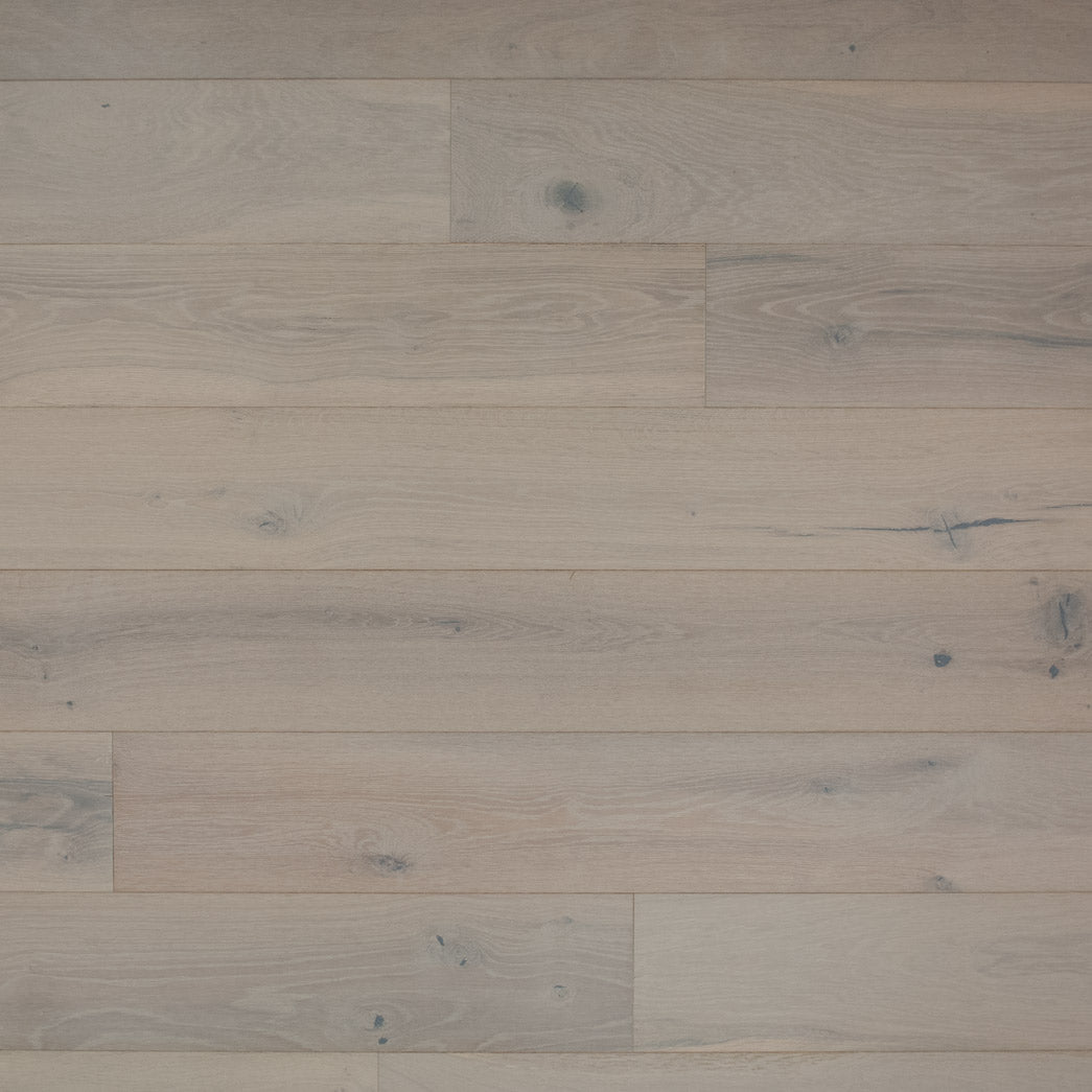 Xulon Outerbanks Seafoam European white oak 9/16" thick 7.5" wide 3mm veneer Hardwood Flooring