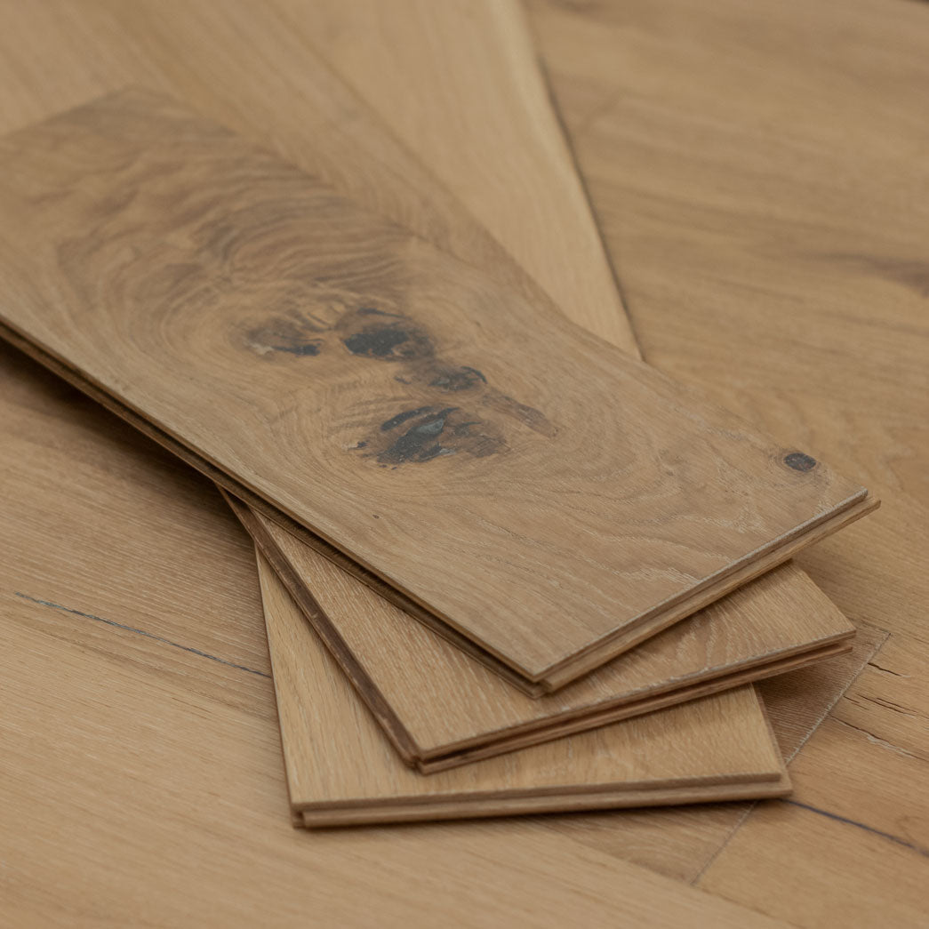 Xulon Outerbanks Summer Bliss European white oak 9/16" thick 7.5" wide 3mm veneer Hardwood Flooring