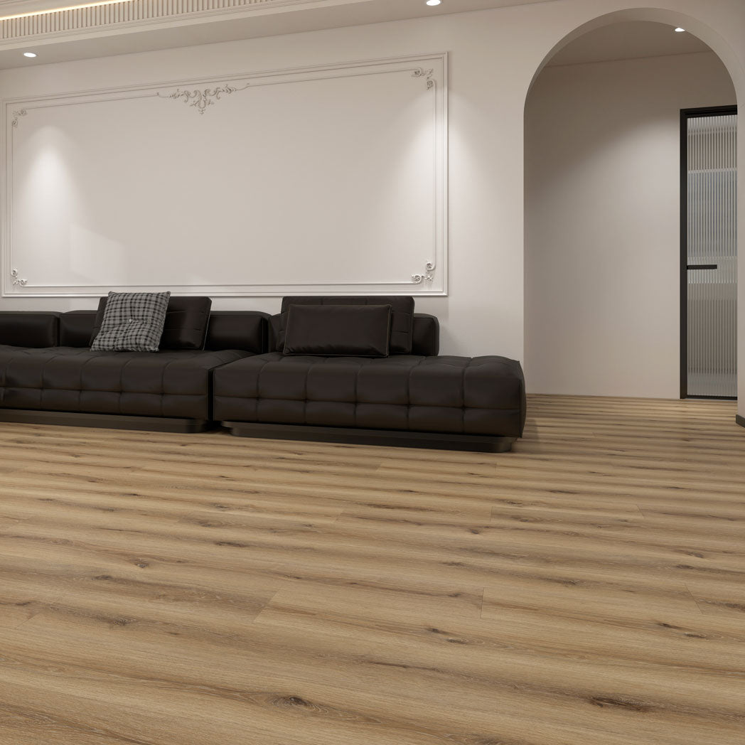 Xulon Flooring Elderwood Mirkwood 30mil Warelayer 8mm EIR Painted Bevel Vinyl Plank LVP XF1597-00161 Room Scene
