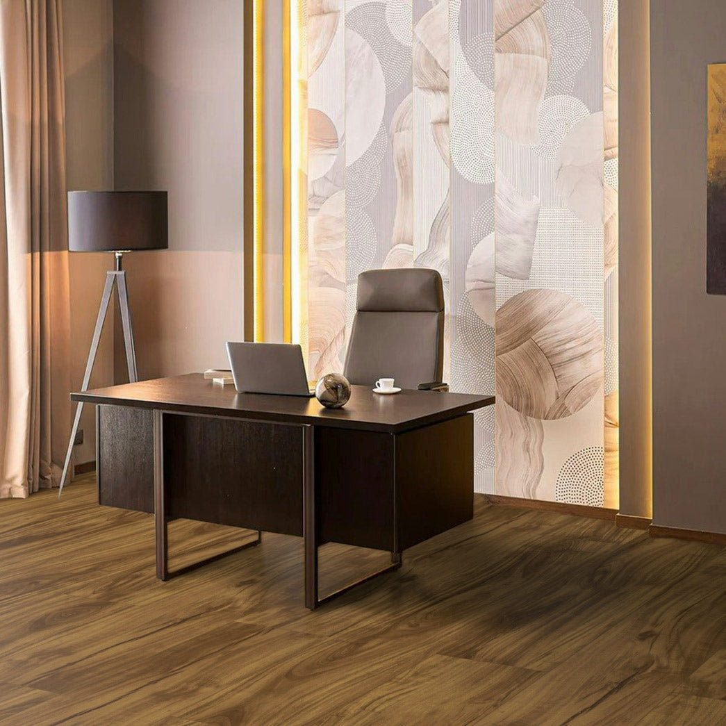 Xulon Flooring-Hillcrest-XF125004H-Spiced Tea-8mm-20mil-Painted Bevel-EIR Vinyl Plank-Room Scene