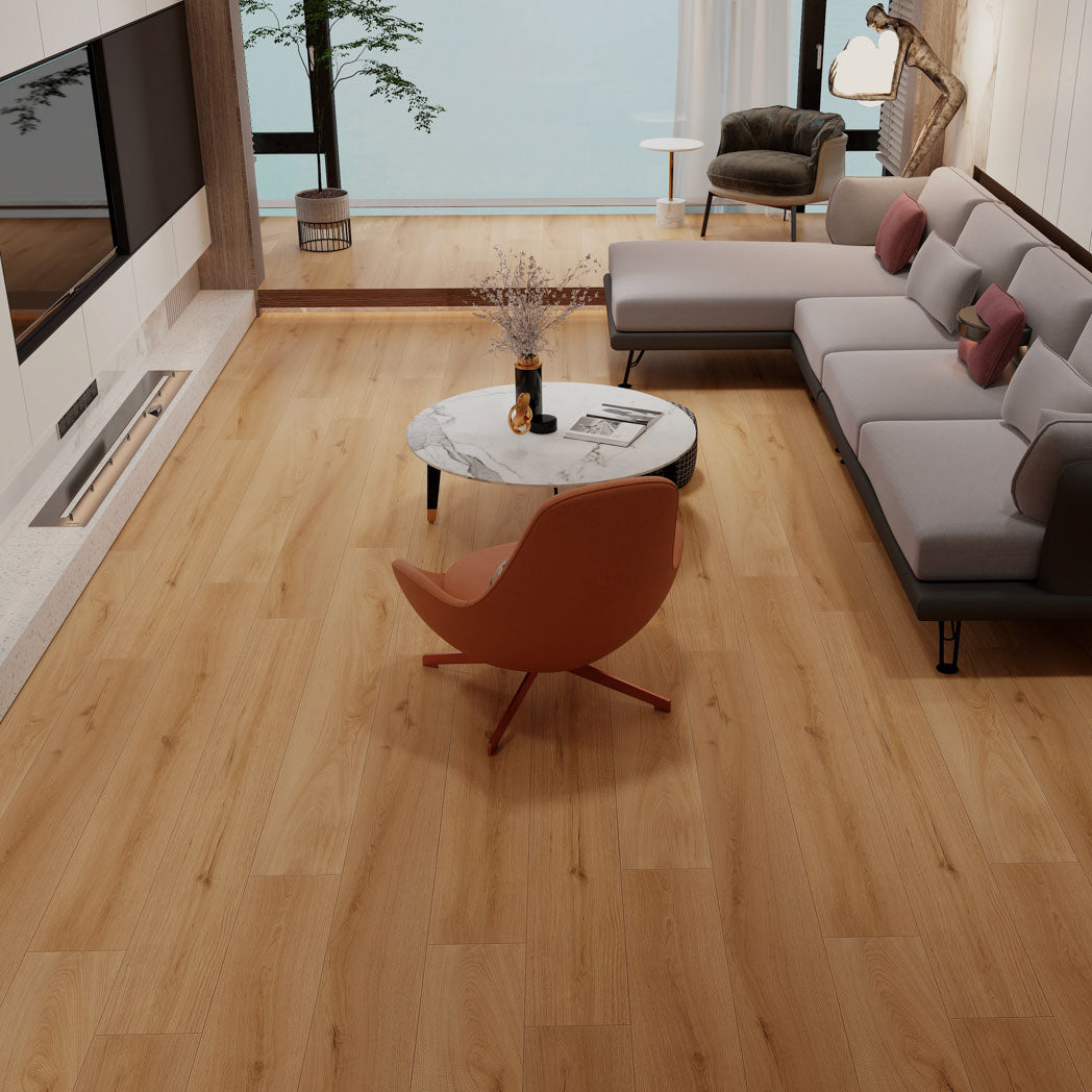 Xulon Flooring Timberline Teton 30mil Warelayer 10mm EIR Pressed Bevel LSPC Vinyl Plank LVP XF2469-00153 Room Scene